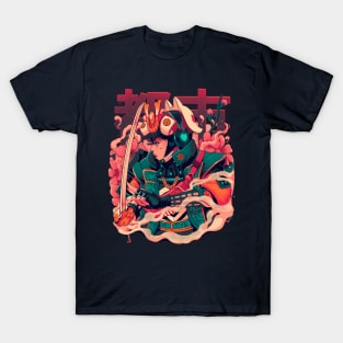 Cyber Sakura Samurai T-Shirt